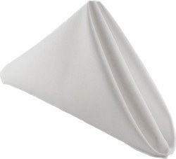 White Cloth Napkin 20 X 20