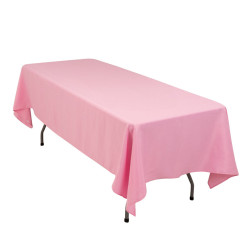 Pink Rectangular Tablelocloth